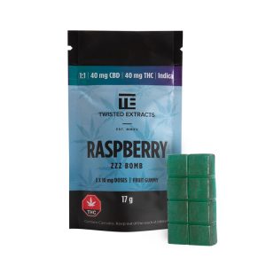 Extracte răsucite – CBD/THC Raspberry Sleep Bomb