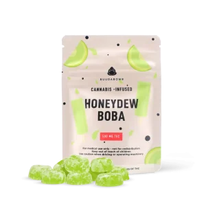 Buudabomb – Honeydew Melon Boba Gummies