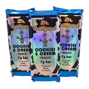 Dr. FeelGood Furscuri și Cremă Milchschokolade Psilocybin Trinity Bar