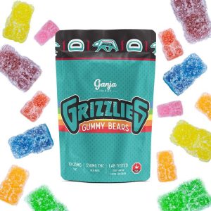 Ganja Grizzlies – Ursuleți de gumă acri în diferite arome