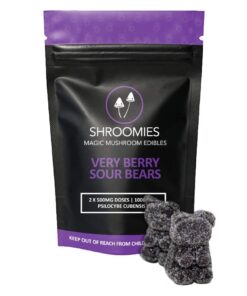 Shroomies – Urși gumași foarte acri de fructe de pădure
